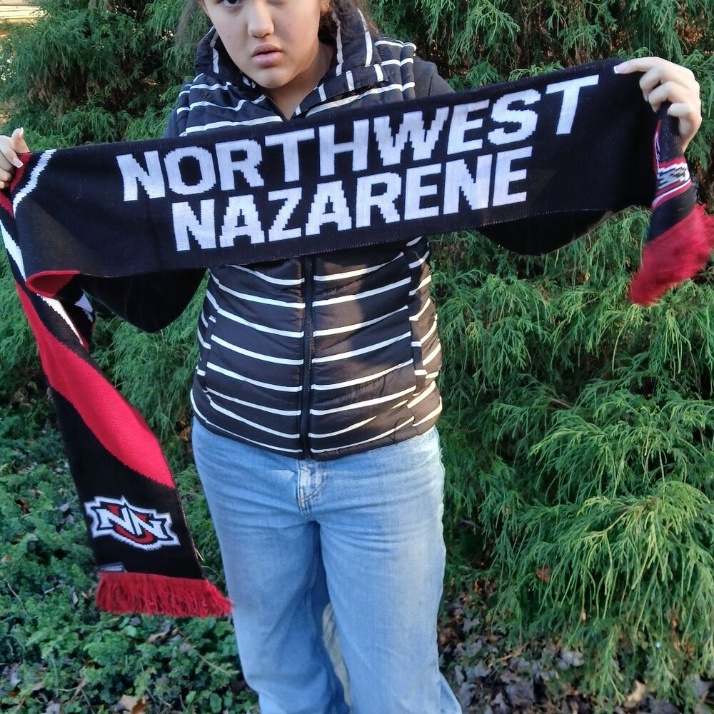 Northwest Nazarene Nighthawks Scarf Nampa Idaho Sports Team Fan Apparel NWT - Picture 2 of 11